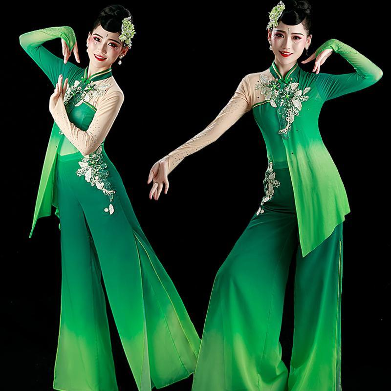 秧歌舞服茉莉花舞蹈服装