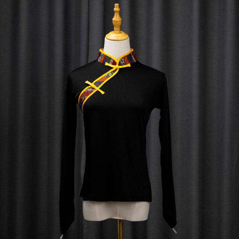 藏族新款舞蹈半身裙服装