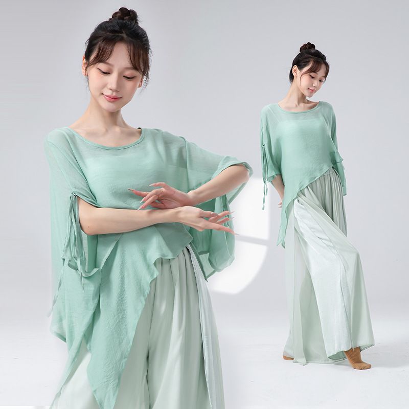 现代舞演出服女宽松大舞