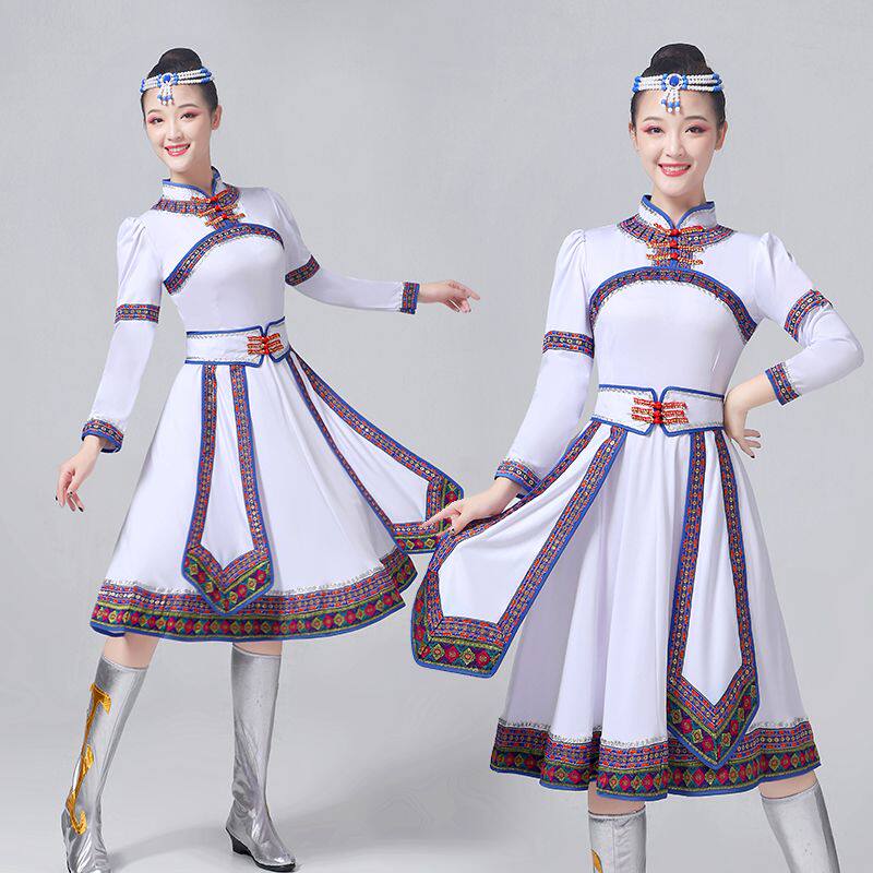 蒙古舞蹈服装演出服女现