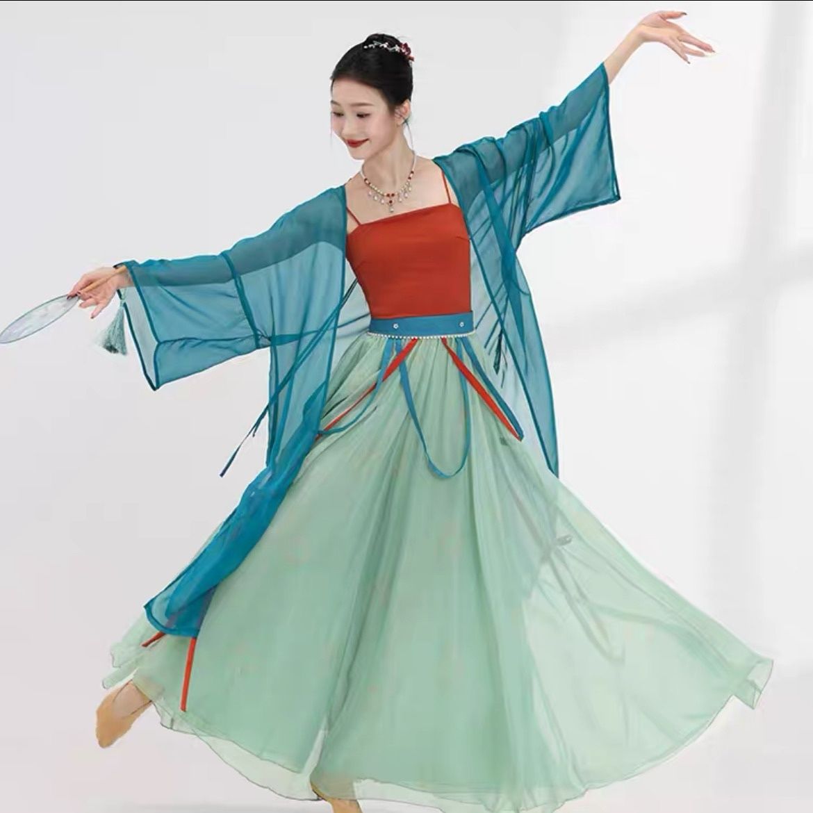芙帛古典舞蹈服装大摆裙