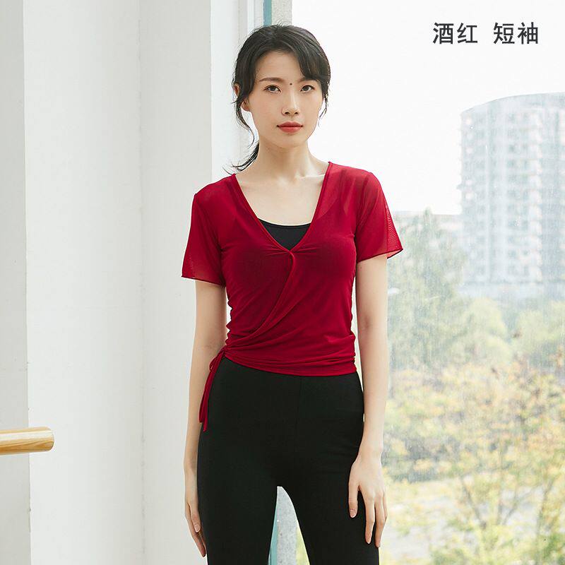 舞蹈网纱上衣女芭蕾舞练