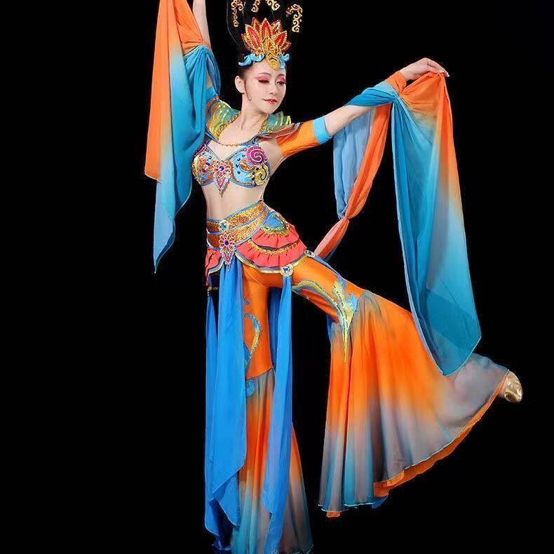敦煌飞天乐舞舞蹈服装演