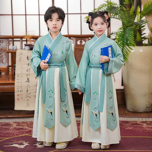汉服男童国学服中国风古