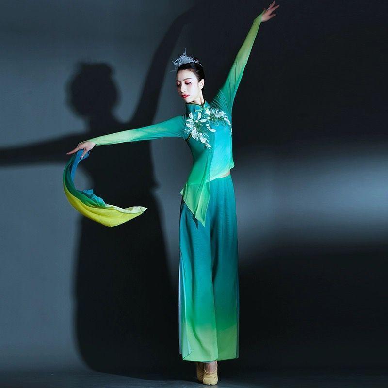 古典舞演出服女飘逸中国