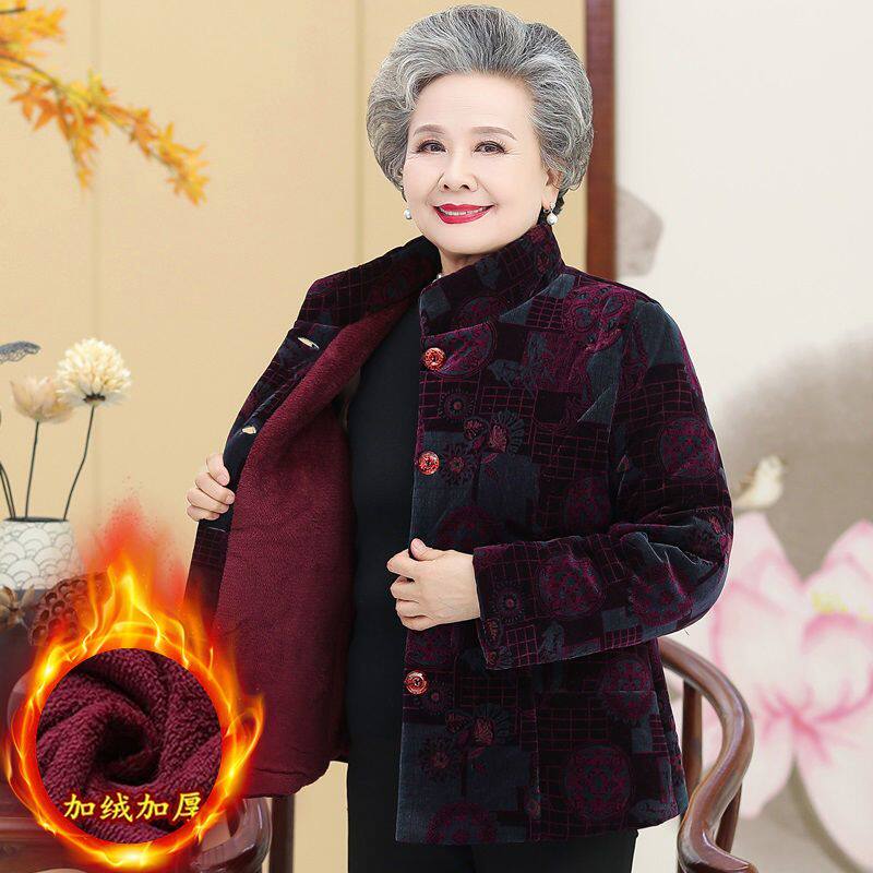 老太太棉袄中年人棉衣女