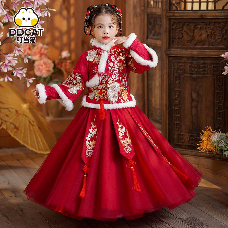 拜年服女童汉服儿童古装