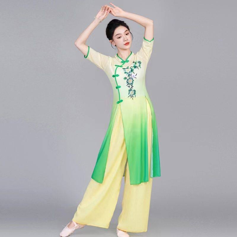 新款广场舞服装套装中国