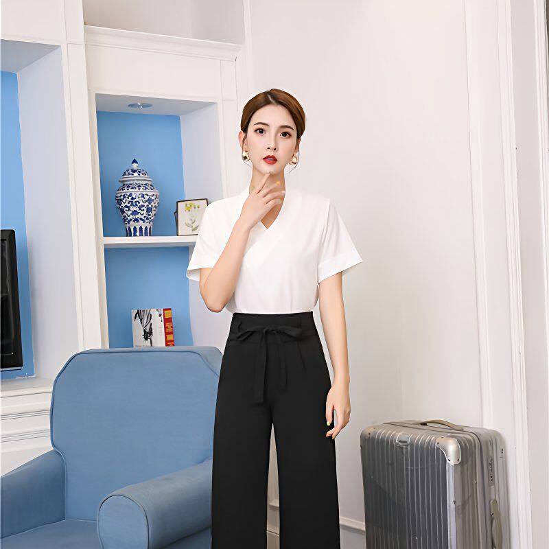 美容师工作服女高端夏季s