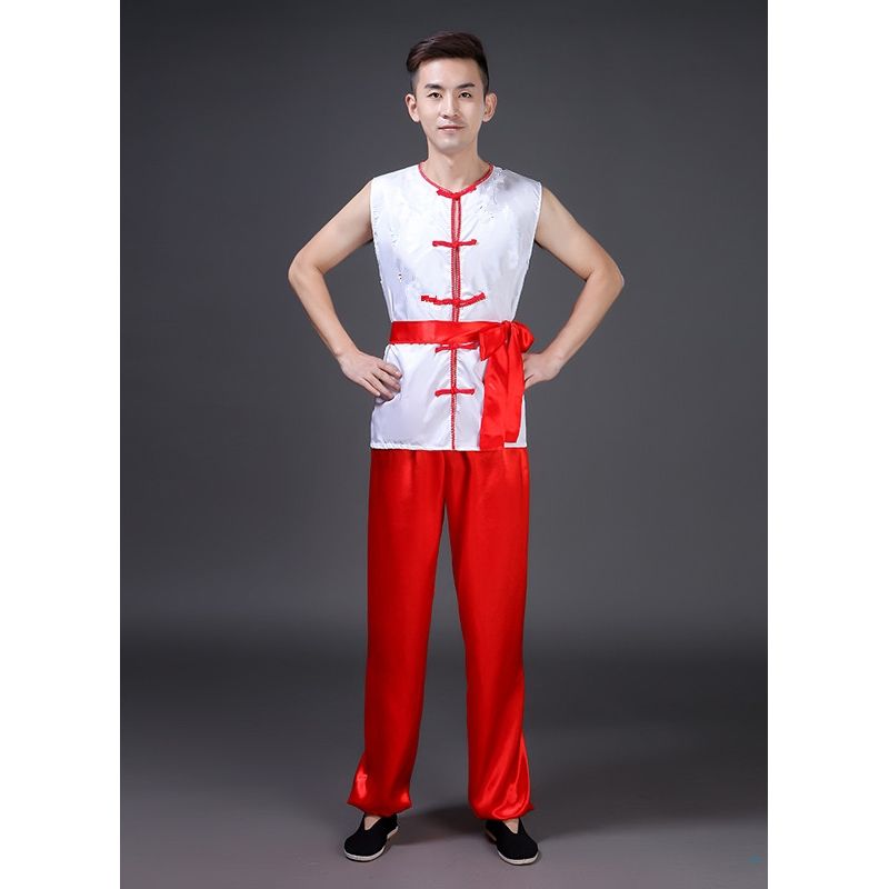 东北秧歌服中老年打鼓服