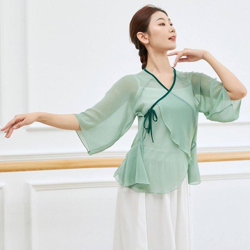 古典舞纱衣女成人形体练