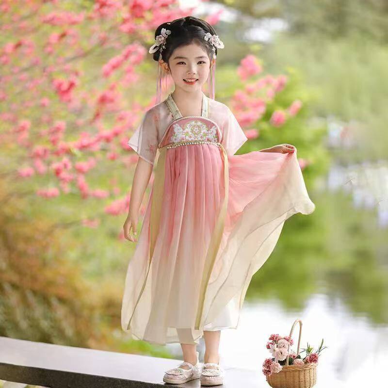 汉服女童夏季2025新款儿