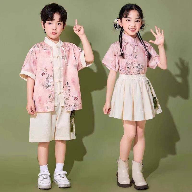 六一儿童中国汉服女装运