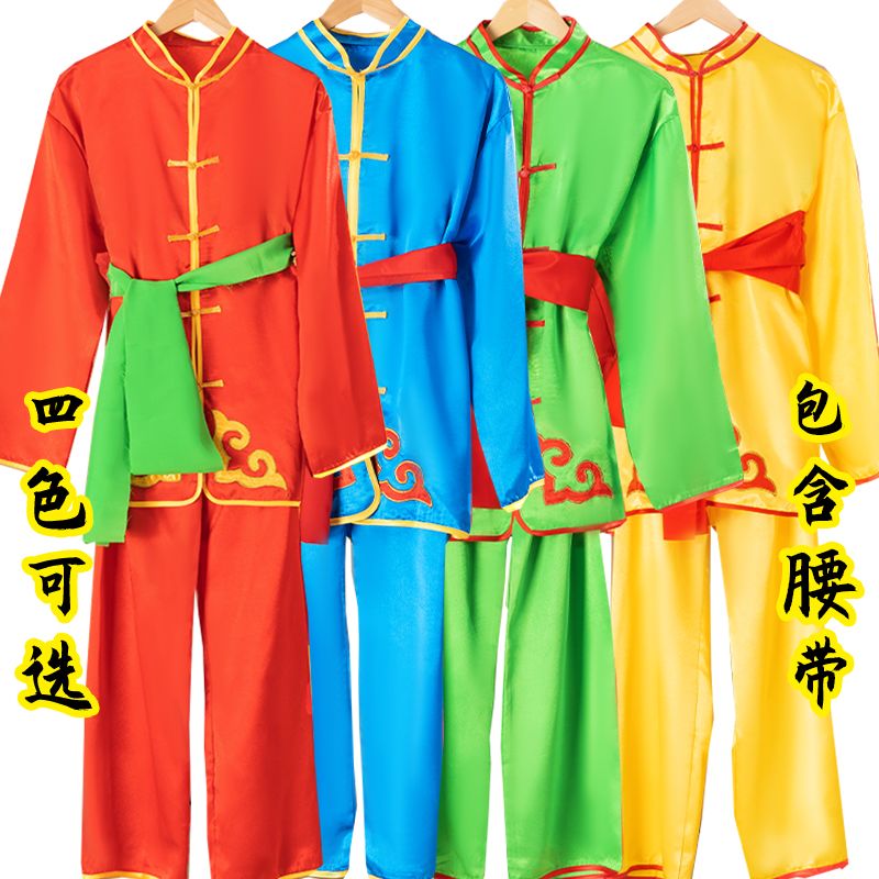 秧歌服男新款锣鼓队服舞