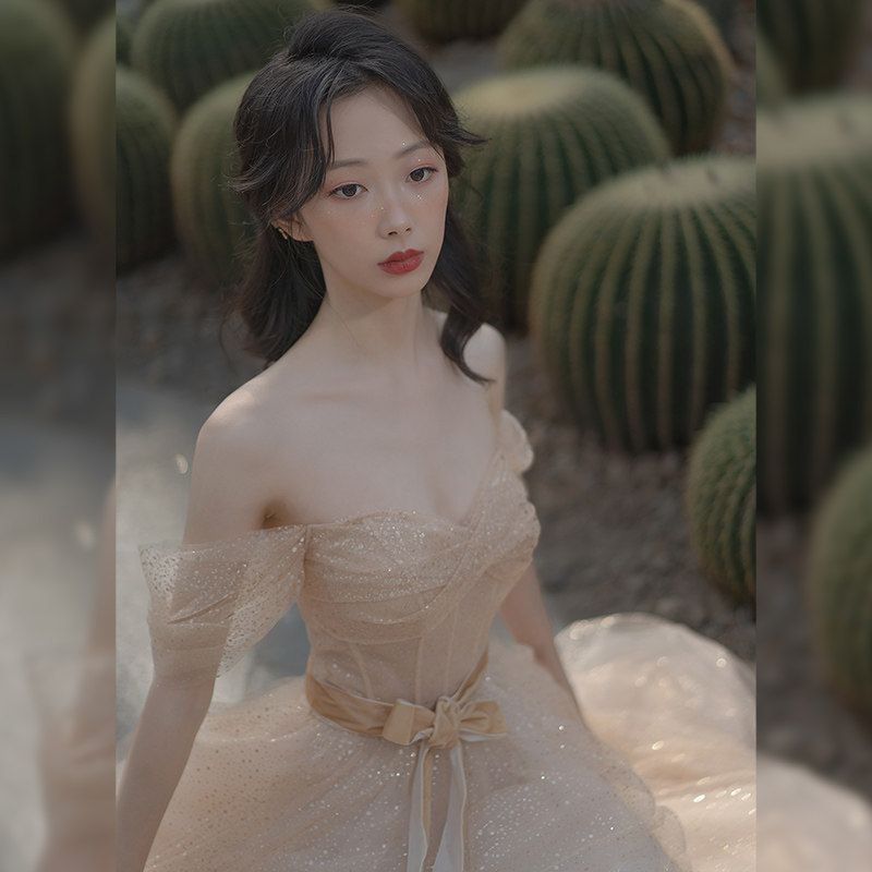 高端晚礼服女高级感宴会