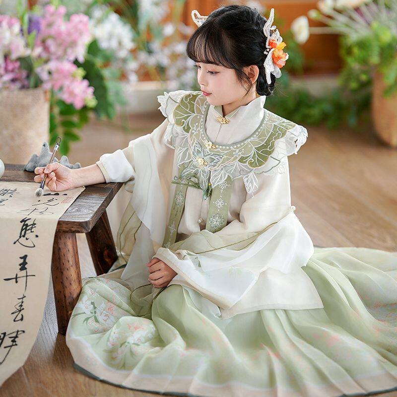 汉服女童春秋儿童明制超