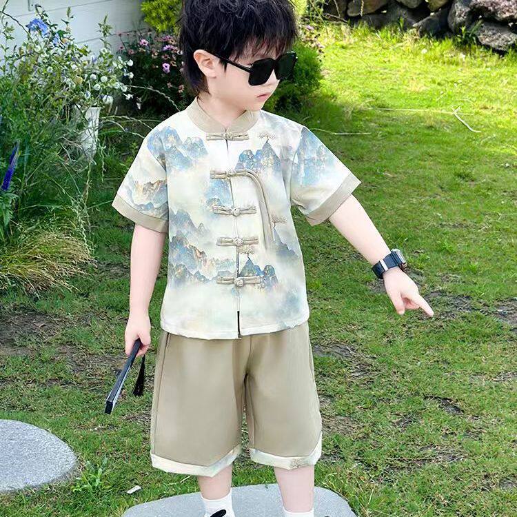 汉服男童国风唐装儿童中