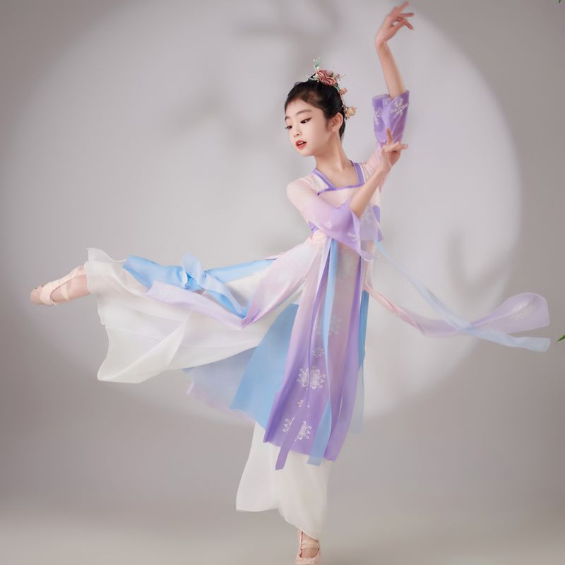 儿童汉服舞蹈中国风女童
