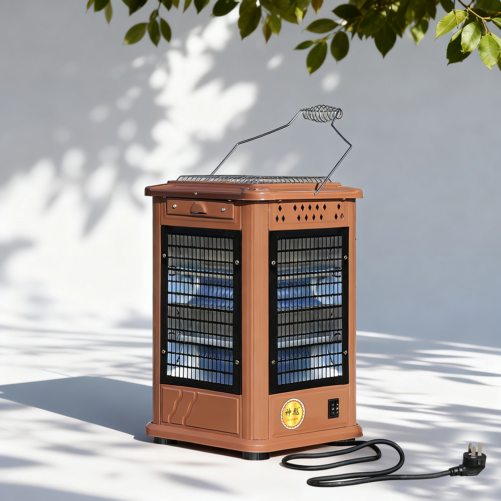 神彪取暖器十八管五面取暖器高低档温度调节三秒热全屋取暖不干燥