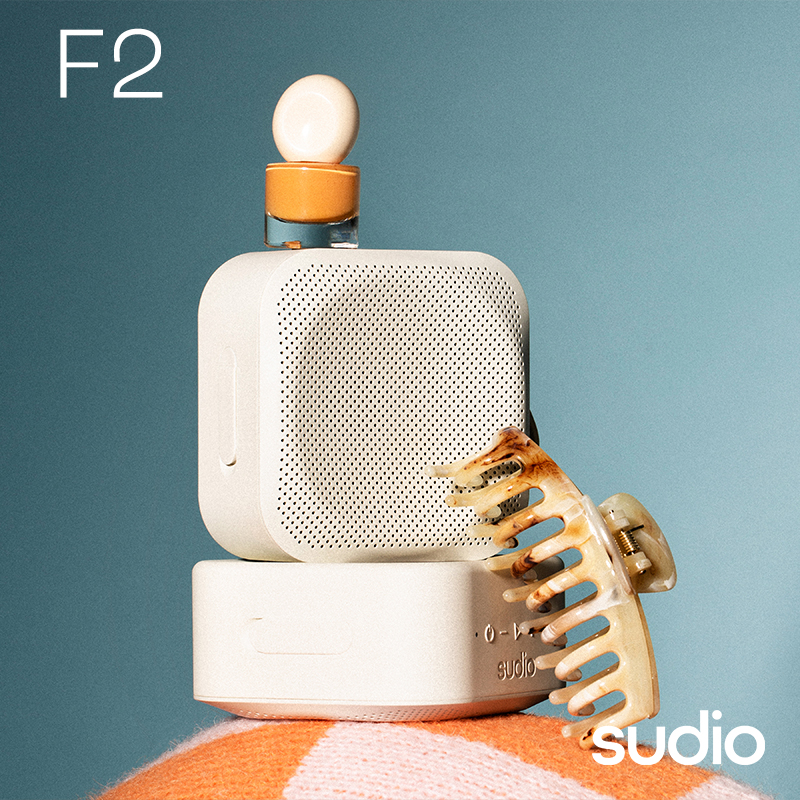 SUDIO F2蓝牙音箱小音响超重低音炮迷你无线家用小型大音量3d环绕