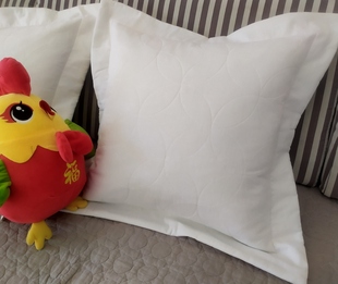 外贸纯棉绗缝靠垫套抱枕套中式座垫套40X40CM清仓甩卖