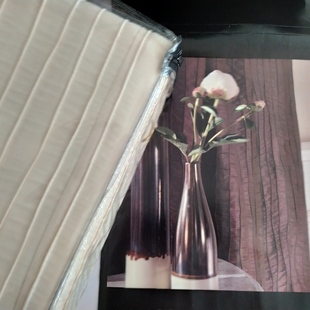 清仓处理 外贸成品窗帘尾货深啡色聚折工艺遮光遮阳挂钩168X137