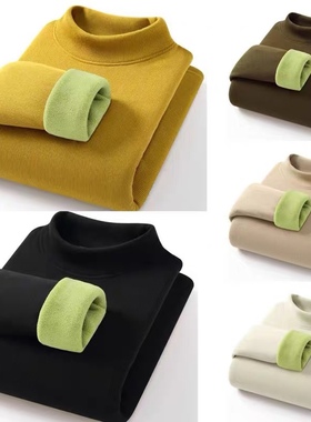 women fleece-lined thermal winter top tight worm velvet wear