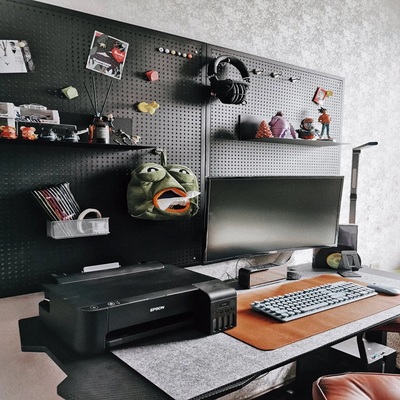 电竞洞洞板 洞洞置物架 免打孔洞洞板定制洞洞板多功能收纳整理架