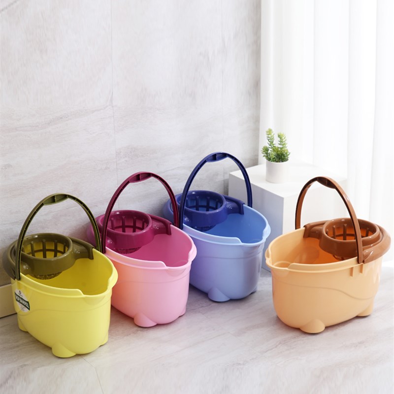 塑料地拖桶拖把桶拖布甩干水桶长方形平板海绵沥水家用老式墩布桶