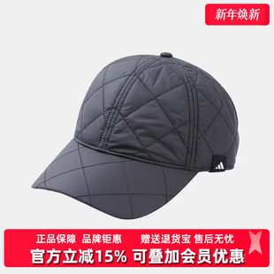 CAP运动帽IA7502 QUILTING Adidas阿迪达斯男帽女帽2025冬季 新款