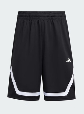 Adidas阿迪达斯男裤2025秋季新款BLOCK SHORT宽松针织短裤KB2469