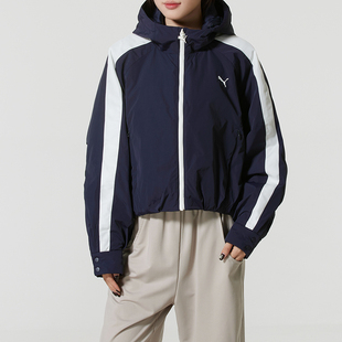 2025冬季 JKT 新款 Woven W保暖连帽外套637441 PUMA彪马女装