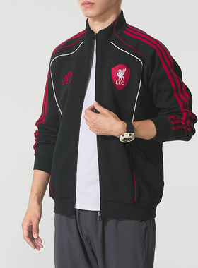 Adidas阿迪达斯男装2025冬季新款LFC UBP DKTT针织夹克JW5475