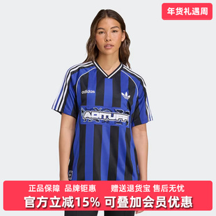 Adidas阿迪达斯三叶草女装2025夏季新款运动休闲短袖T恤KD2274