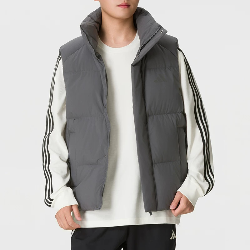 Adidas阿迪达斯男装2026冬季新款DOWN PUF VEST羽绒马甲LE4964