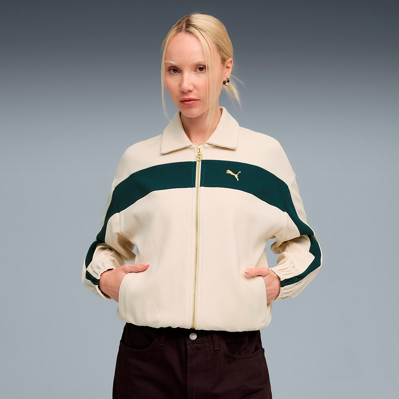 PUMA彪马女装2025秋季新款Relaxed Track Jacket针织外套633960