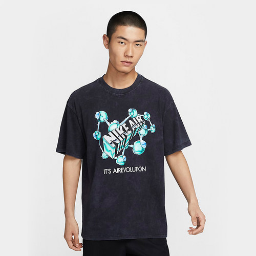 耐克短袖男装针织字母印花T恤