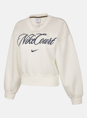 Nike耐克女装2025冬季新款NKCT HRTG FLC CREW抓绒套头衫IB0758