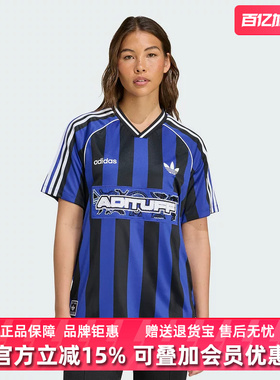 Adidas阿迪达斯三叶草女装2025夏季新款运动休闲短袖T恤KD2274