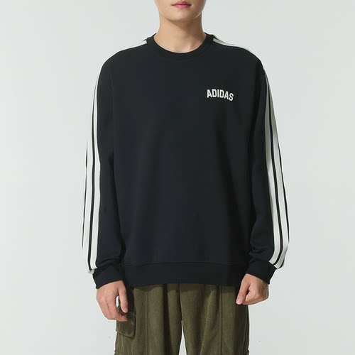 Adidas阿迪达斯男装2025秋季新款ST SPORTS CREW套头卫KC2850