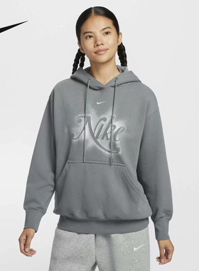 Nike耐克女装冬季新款W NSW PHNX FLC OS 休闲连帽卫衣HQ4869