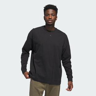 2025冬季 TEE长袖 新款 T恤JX5580 ADIDAS Adidas阿迪达斯男装