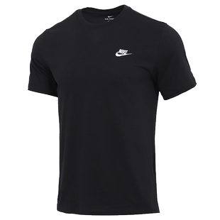Nike耐克男装夏季新款运动休闲简约透气圆领短袖T恤 AR4999