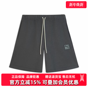 Shorts宽松透气短裤 PUMA彪马男裤 Badge 新款 634870 2025秋季