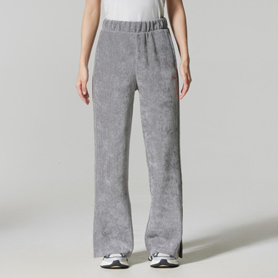 Adidas阿迪达斯三叶草女裤2025冬季新款CHENILLE PANTS长裤KS5983