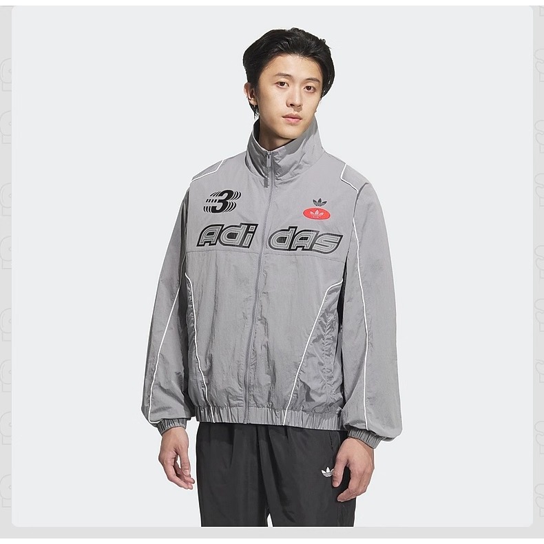 Adidas阿迪达斯运动休闲立领外套