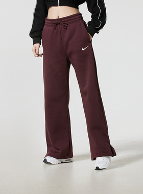 Nike耐克女裤2025冬季新款NSW PHNX FLC针织加绒长裤IH1012
