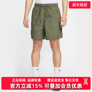 FLOW运动休闲短裤 Nike耐克男裤 CLUB 新款 HJ1947 2025夏季