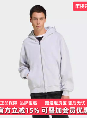 Adidas阿迪达斯三叶草男装2025冬季新款ESS FZ HD运动外套JW1071