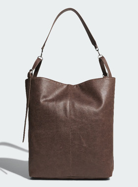 Adidas阿迪达斯三叶草女包2025冬季新款BELTED TOTE购物包KT0863